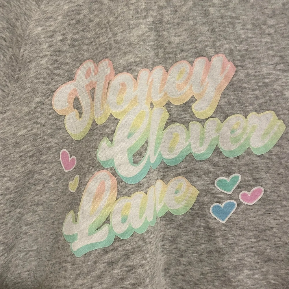NWT Stoney Clover Lane grey sweatshirt Small - Picture 3 of 7
